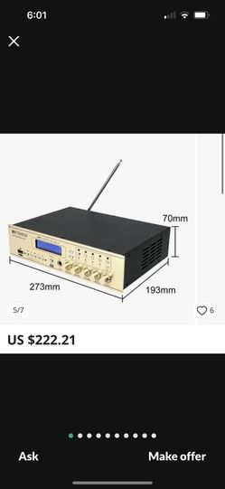 Retekess TR507 Transmitter Long Range Broadcast RDS Power Adjustable Support AUX Input USB for Drive-in Church (Golden): MP3 Players & Accessories