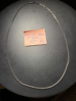 22” Miami Cuban Black Rhodium over Sterling Silver