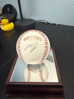 Madison Bumgarner Autograph World Series ball 2012