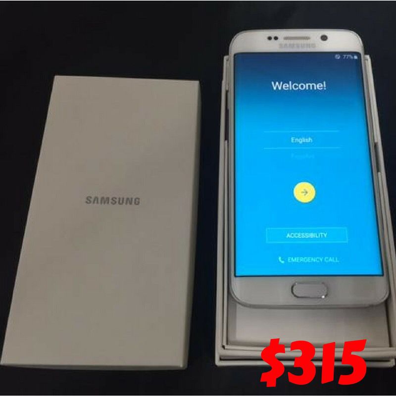 PRICE DROP Samsung Galaxy S6 Edge - Factory Unlocked - Comes w/ Box + Accessories