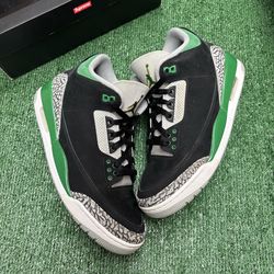 JORDAN 3 PINE GREEN SIZE 10