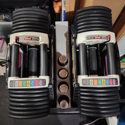 Powerblocks With Stand - 90 Lbs