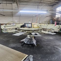 3 TAS SCREEN PRINTING MACHINE+ 1 INDUSTRIAL DRYER-$35,000.00
