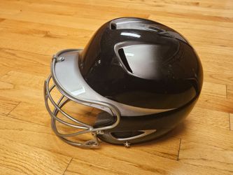 Youth Easton Baseball Helmet with Mask Black