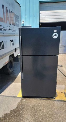 Maytag Top Mount Black Fridge
