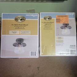 Hampton Bay Flush Mount Light Fixtures