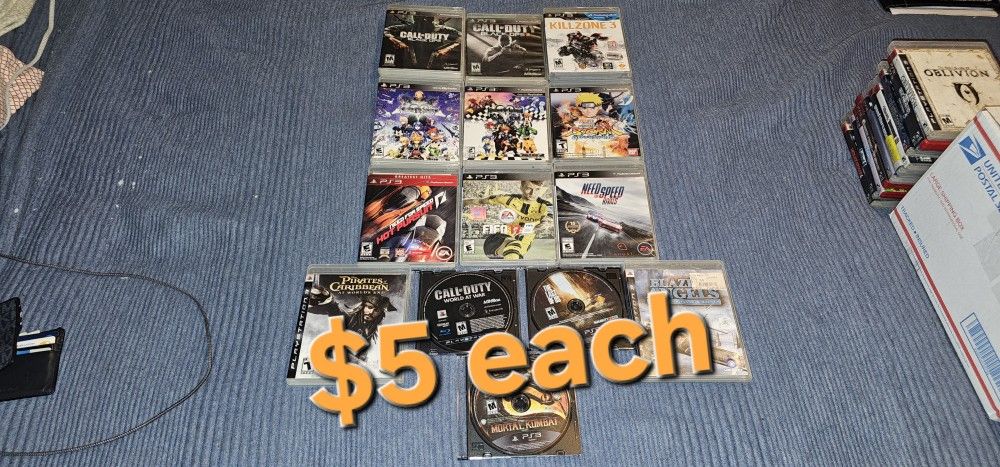 Playstation 3 Ps3 Games $5 Each
