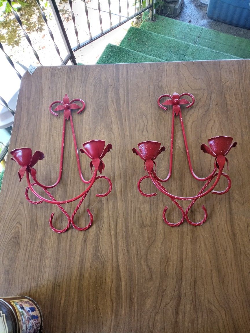 Metal Hanging Candle Holders