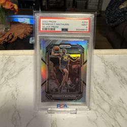Benedict Mathurin - Silver Prizm - RC PSA 9 - 2022-23 Prizm - Pacers Rookie