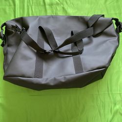 Rains Black Duffle Bag