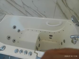 MT3053RWA Standard Fit 30 by 53 by 38-Inch Air Jetted Walk In Bathtub Spa Right Side Door, White