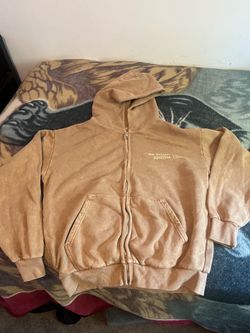 Ariana Grande Pop Up Merch Brown Hoodie