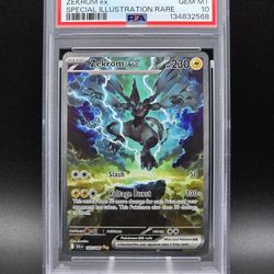 Pokemon PSA 10 – Zekrom ex 166 – Black Bolt – GEM Mint Slab
