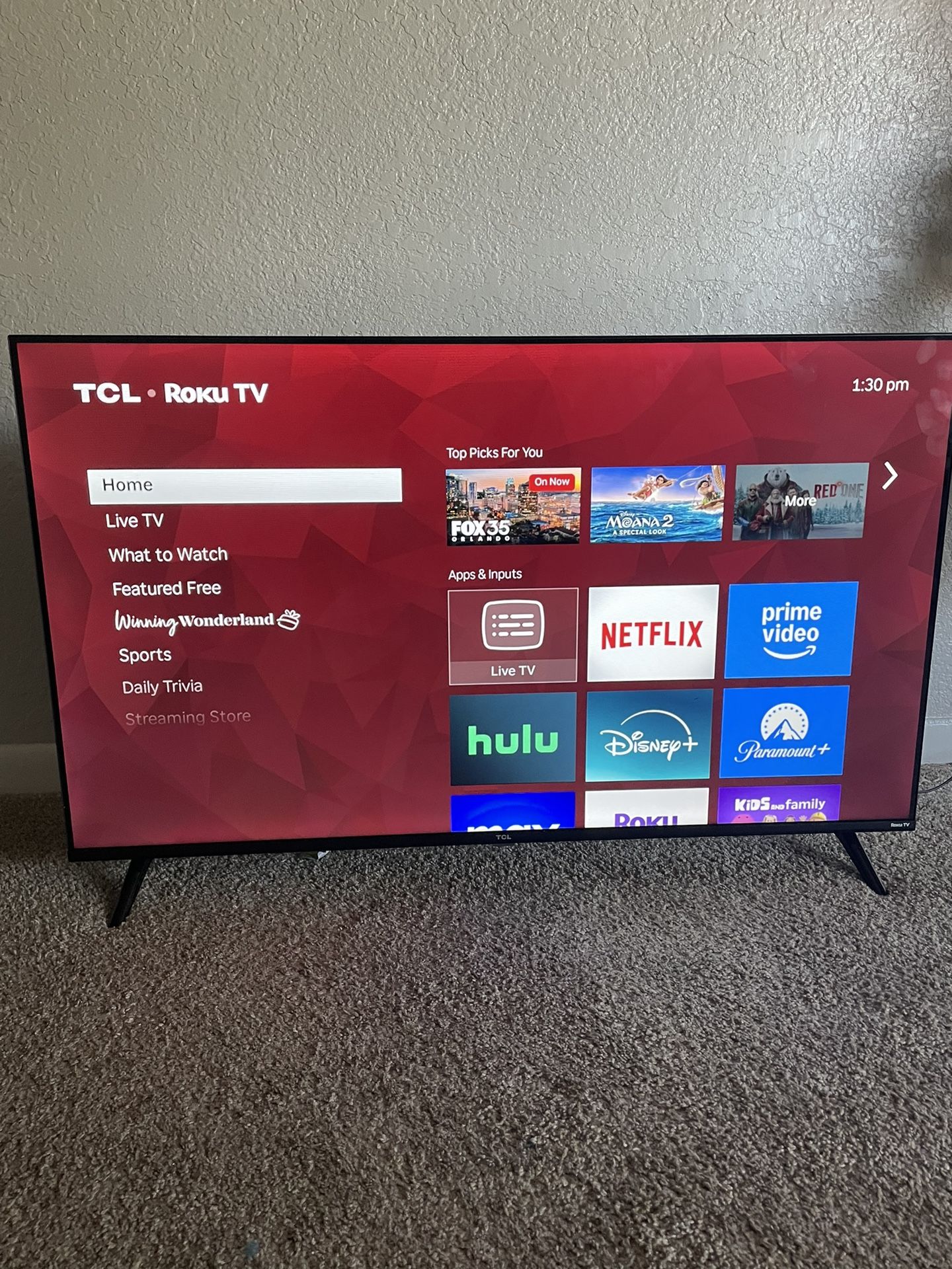 43” Tlc Roku Tv