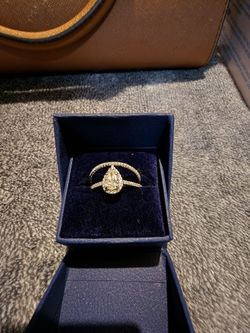 Platinum and Diamond Wedding Band Set