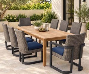 NEW Costco Agio Luna Patio Dining Chairs - Set of 8 - $550
