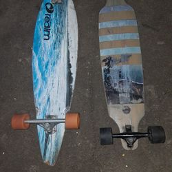 2 vintage longboards 