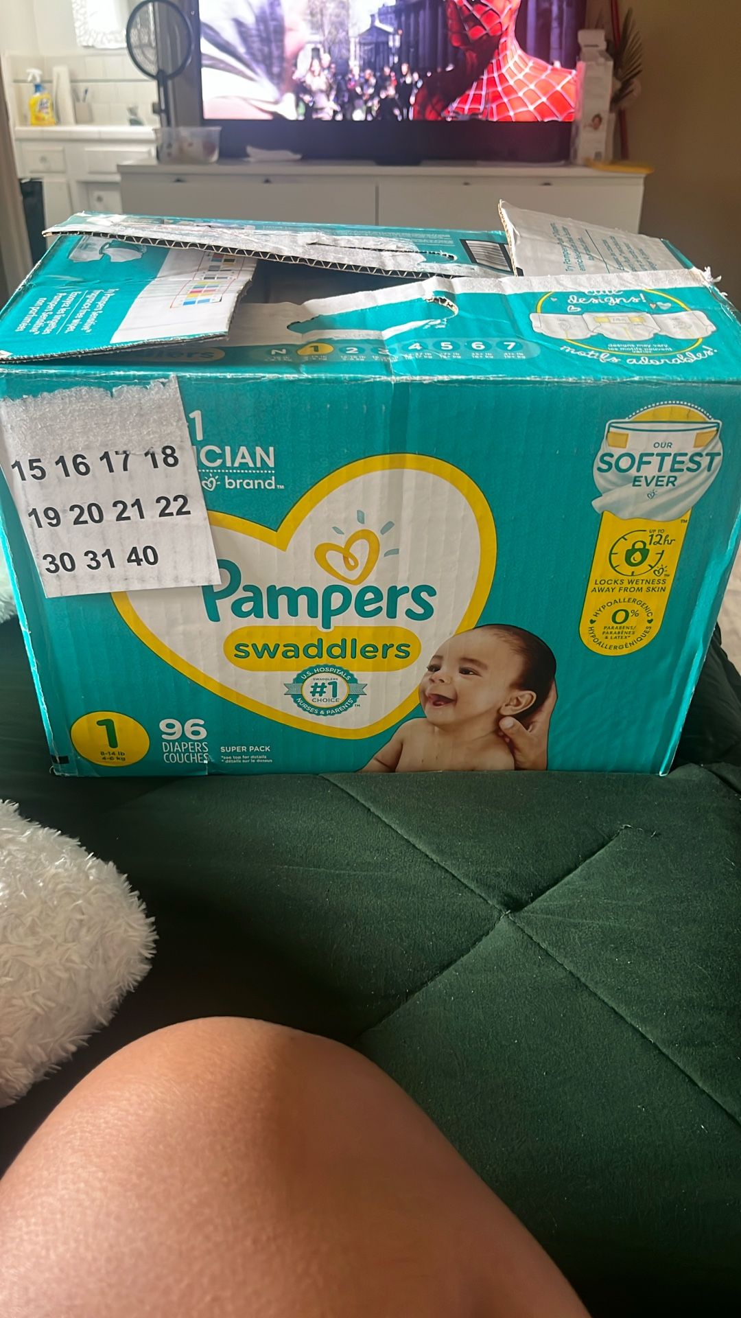 Diaper size 1
