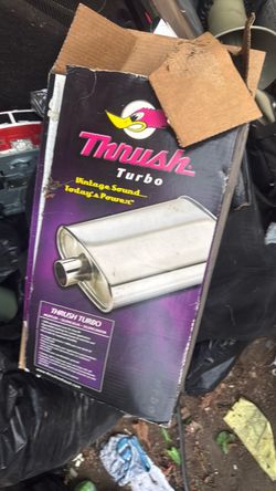 Brand new dress turbo, vintage sound muffler