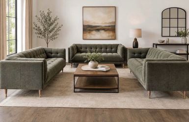 Isla Fabric Sofa Collection – 3 Piece Set Available