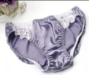 100% Pure Silk Women's Sexy Bikini Briefs Panties Underwear. Thicker Silk Fabric. Size L/XL  