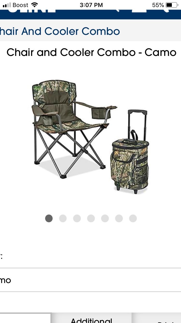 Brand New.. Uline Cooler And Matching Chair 