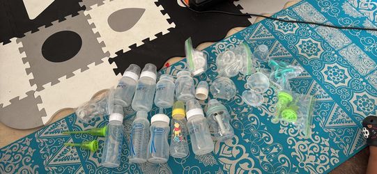 Assorted baby items
