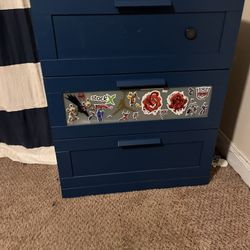 Blue Dresser