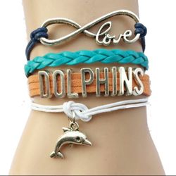 Miami Dolphin bracelet