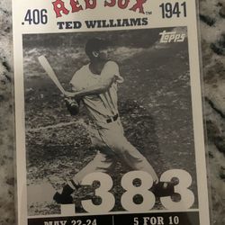 Ted Williams 2007 Topps Card #TW9