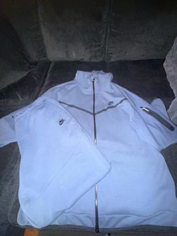 Nike Tech Fleece Full Tracksuit Set Blue Grey Size 4XL Tall