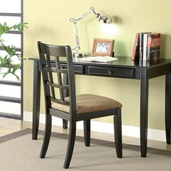 Writing desk with the chair