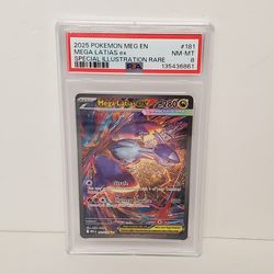 Pokemon Mega Latias EX 181 Mega Evolution PSA 8