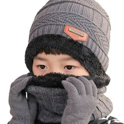 Kids Hat With Neck Warmer