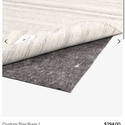 Nordic knots Cushy premium custom rug pad