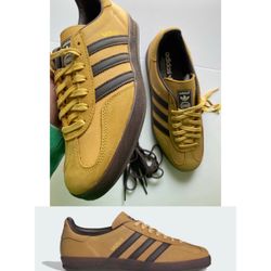 Adidas Gazelle Indoor Originals Oat Dark Brown Men’s sz 9.5 NEW NO BOX
