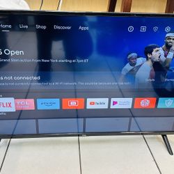 TCL 40" Class 1080P FHD LED Android Smart TV With Remote! 