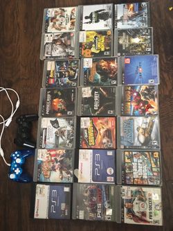 PS3 games and 2 controls