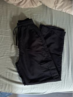 Black cargo pants