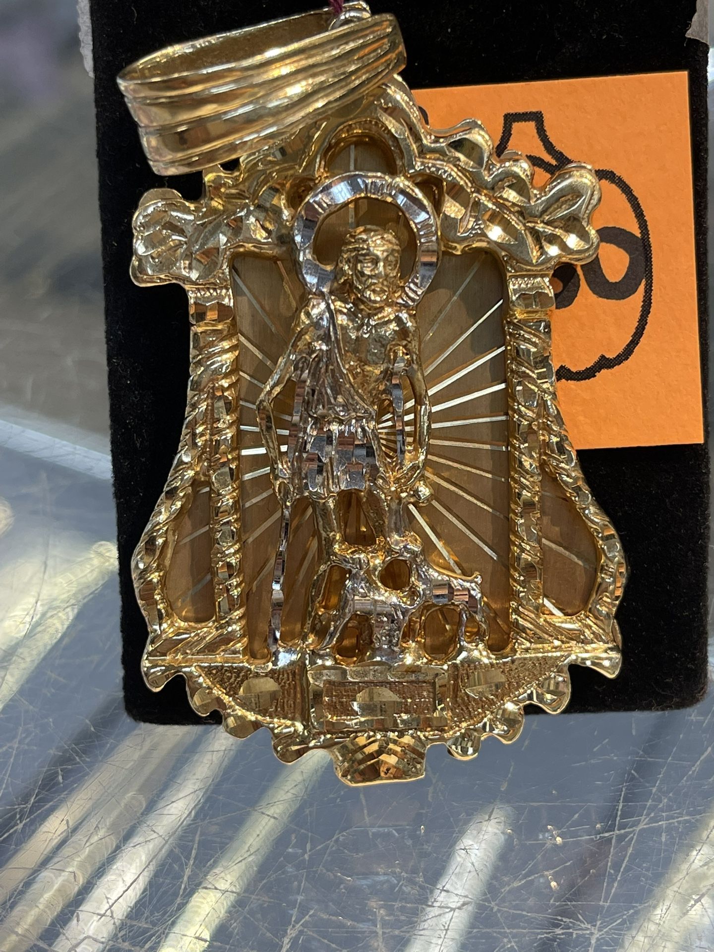 10KT St. Lazarus Pendant