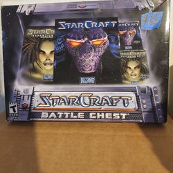 original StarCraft Battle Chest. This product bundles the original game and its expansion set