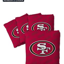 San Francisco 49ers corn hole bags