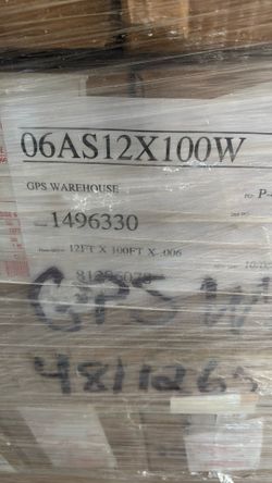 6 Mil 12x100 Fr White Plastic