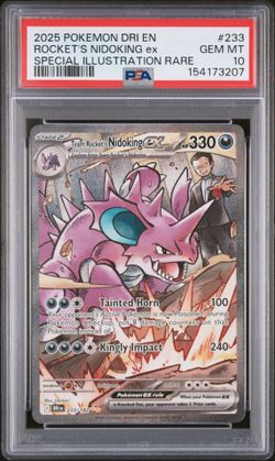 Pokemon TEAM ROCKET'S NIDOKING PSA 10