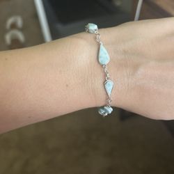 Dominican larimar bracelet 