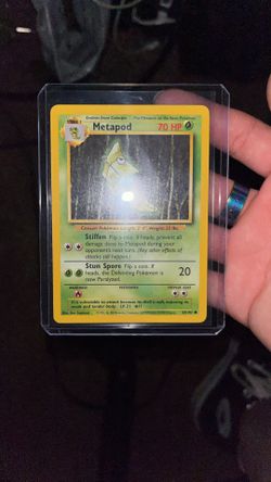 Metapod Pokemon Card