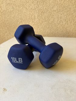 10LB Neoprene Dumbbells Hands Weights set of 2