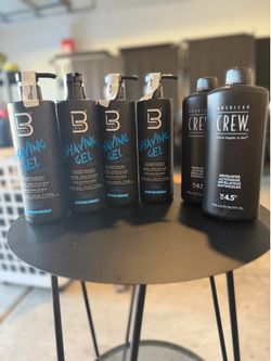 NEW Professional Barber Supplies – L3VEL3 Shaving Gel & American Crew Developer