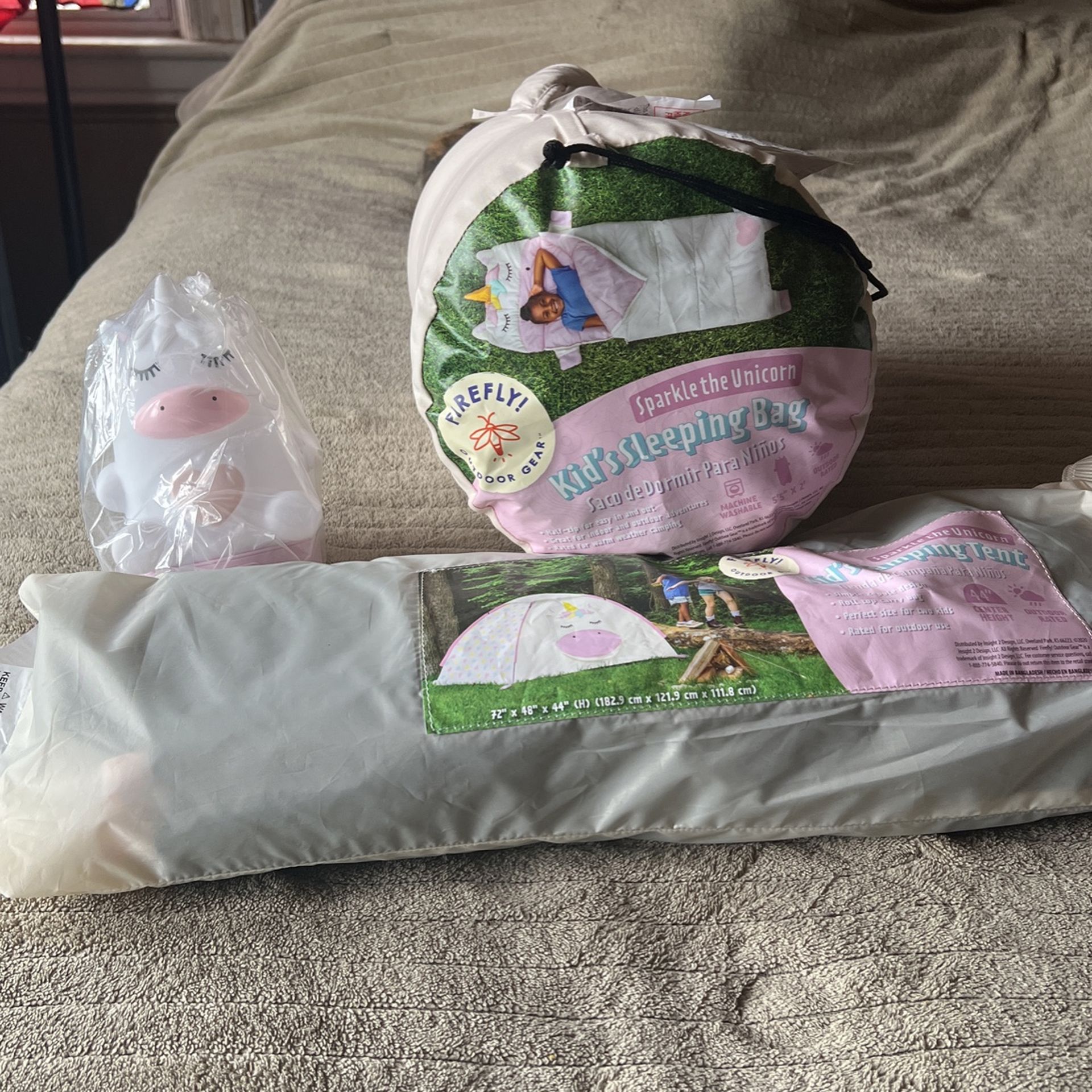 New Kids Unicorn Sleeping Bag With Tent