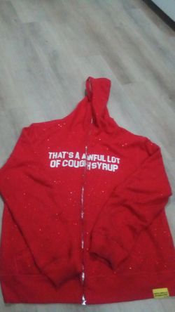 Awful lotta cough syrup zip up